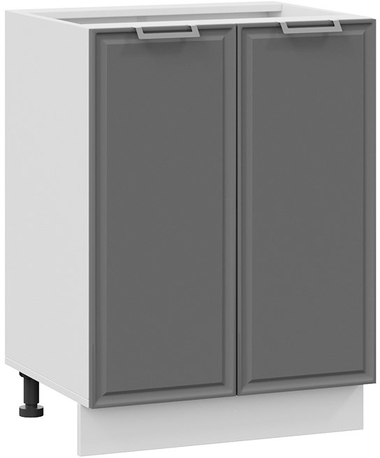 

Шкаф напольный Трия Белладжио 1Н6 (белый/софт графит)