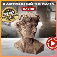 3Д-пазл QBRIX Давид 3D 20028