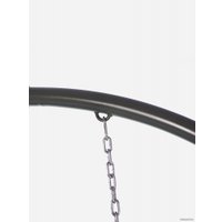 Подвесной диван M-Group Лежебока 11180310 (с серым ротангом/синяя подушка)