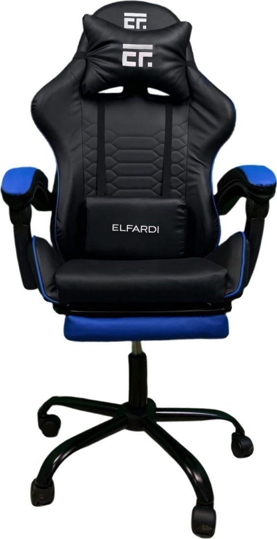 

Игровое (геймерское) кресло Elfardi 7304 (черный/синий)