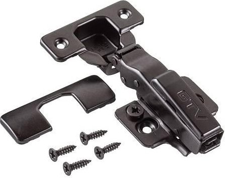 

Мебельная петля GTV Silento Pro с доводчиком накладная c эксцентриковой регулировкой без еврошурупа c 3D регулировкой Clipon