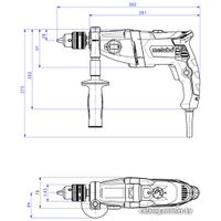 Безударная дрель Metabo BEV 1300-2 600574000