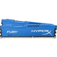 Оперативная память HyperX Fury Blue 2x8GB KIT DDR3 PC3-14900 HX318C10FK2/16