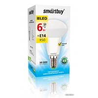 Светодиодная лампочка SmartBuy R50 E14 6 Вт 3000 К [SBL-R50-06-30K-E14-A]