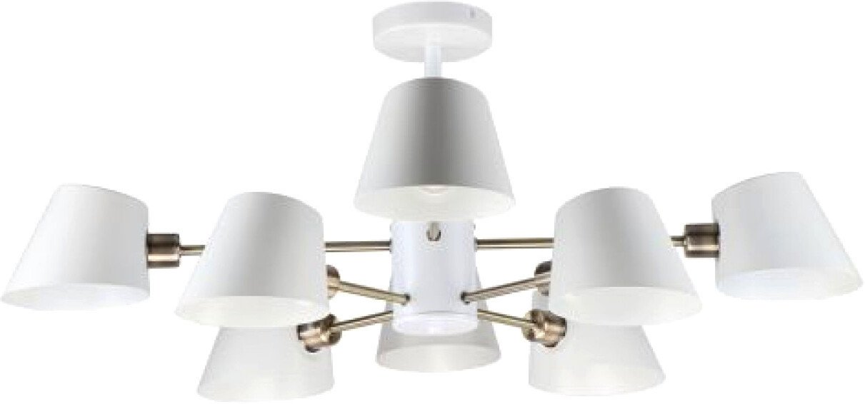 

Люстра средней высоты Imex MD.9130-8-S WH+AB