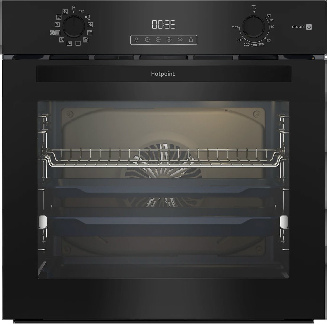 

Электрический духовой шкаф Hotpoint HSTF 1231 JSAH BLG