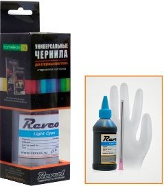 

Чернила Revcol 126389 для Epson 100 мл (светлый циан)
