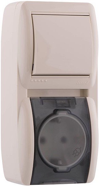 

Розетка Lezard Nata 710-0300-172 (кремовый)