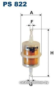 Топливный фильтр Filtron PS822