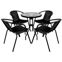 Набор садовой мебели King Style Derio Kvatro (черный) в Бресте