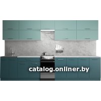 Готовая кухня Хоум Лайн Гранд Лайт 50-3.5 (бензин/сумеречный голубой)