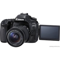 Зеркальный фотоаппарат Canon EOS 80D Kit 18-55mm IS II