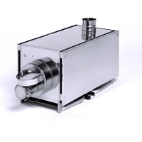 Свободностоящая печь-камин Инвент Экономка средняя (со стационарными экранами)