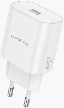 Сетевое зарядное Borofone BA82A (белый)