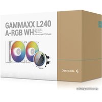 Жидкостное охлаждение для процессора DeepCool Gammaxx L240 A-RGB WH DP-H12CF-GL240-ARGB-WH