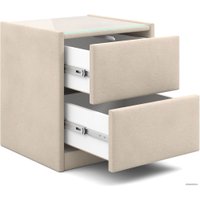 Тумба Мебельград Аризона мягкая (мора бежевый)