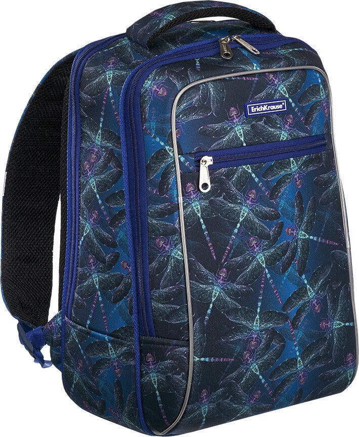 

Школьный рюкзак Erich Krause ErgoLine Urban 18L Neon Dragonflies