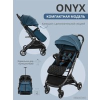 Коляска прогулочная «книга» Indigo Onyx (синий)