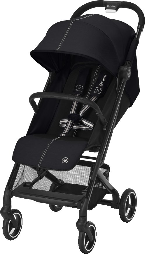 

Коляска прогулочная «книга» Cybex Beezy 2022 (moon black)