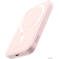 Внешний аккумулятор Baseus Magnetic Mini Wireless Fast Charging Power Bank 20W 6000mAh (розовый)