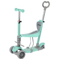 Трехколесный самокат Moby Kids Pony 3 в 1 641447 (мятный)