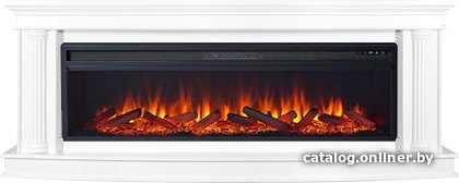Каминокомплект Smolcom Deli V60 с Royal Flame Vision 60 LOG LED (бьянко белый)
