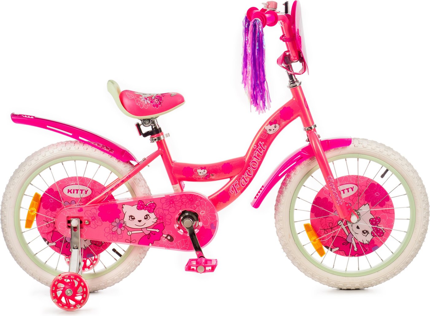 

Детский велосипед Favorit Kitty KIT-16RS (розовый)