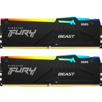 Оперативная память Kingston FURY Beast RGB 2x32ГБ DDR5 6000МГц KF560C40BBAK2-64