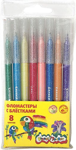 Фломастеры Каляка-Маляка ФБКМ8 (8 цв)