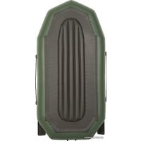 Моторно-гребная лодка Лоцман Профи 300 ВНД (зеленый)