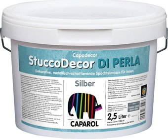 Шпатлевка Caparol StuccoDecor Di Perla 2.5 л (серебряная база)