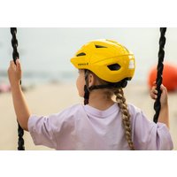 Cпортивный шлем Shulz Kids Bubble LED M (жёлтый)