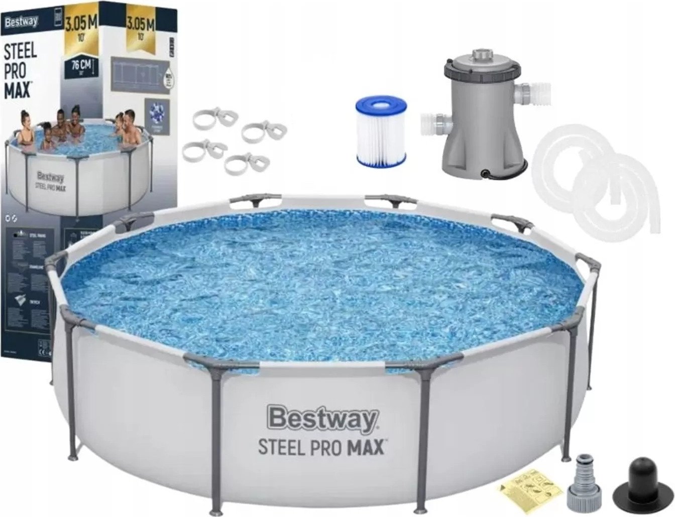 Каркасный бассейн Bestway 56408 (305х76)