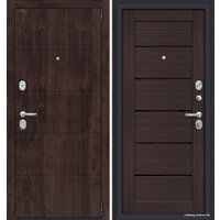 Металлическая дверь el'Porta Porta S 4.П22 (Almon 28/Wenge Veralinga)