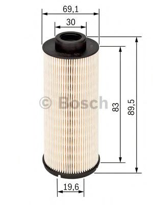 

Топливный фильтр Bosch F026402047