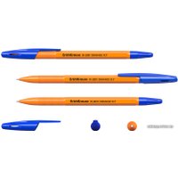 Набор шариковых ручек Erich Krause R-301 Orange Stick синий 22189 (4 шт)