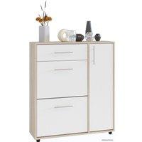 Тумба для обуви Сокол ТП-4 дуб сонома/белый