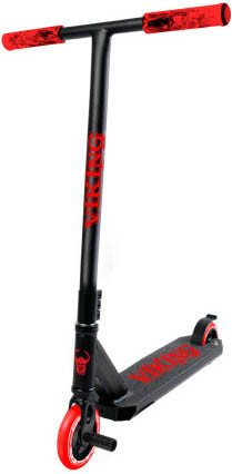 Трюковый самокат Haevner Viking (черный/красный)