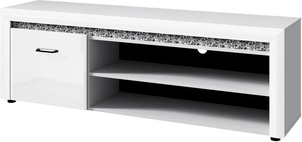 

Тумба Anrex Whiteblack RTV 1D2N (белый/белый глянец)