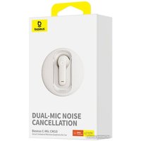 Bluetooth гарнитура Baseus C-Mic CM10 Smart Unilateral Wireless Earphone for Car (белый)