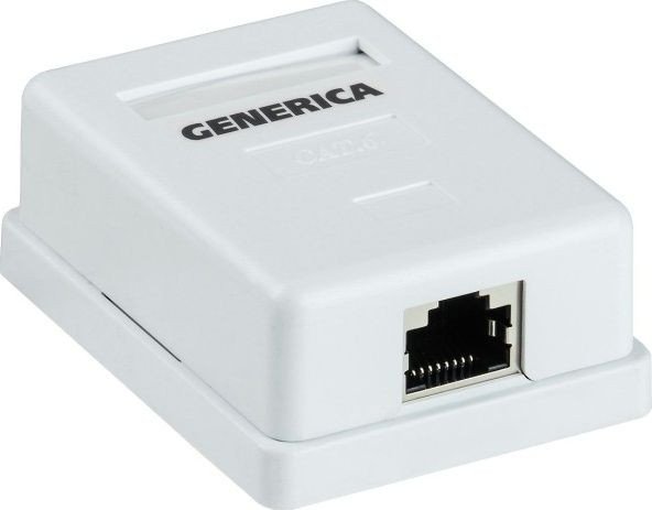 

Розетка компьютерная Generica CS2-1C5EF-12-G
