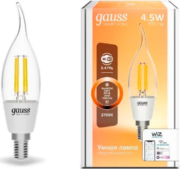 

Светодиодная лампочка Gauss Smart Home 1260112