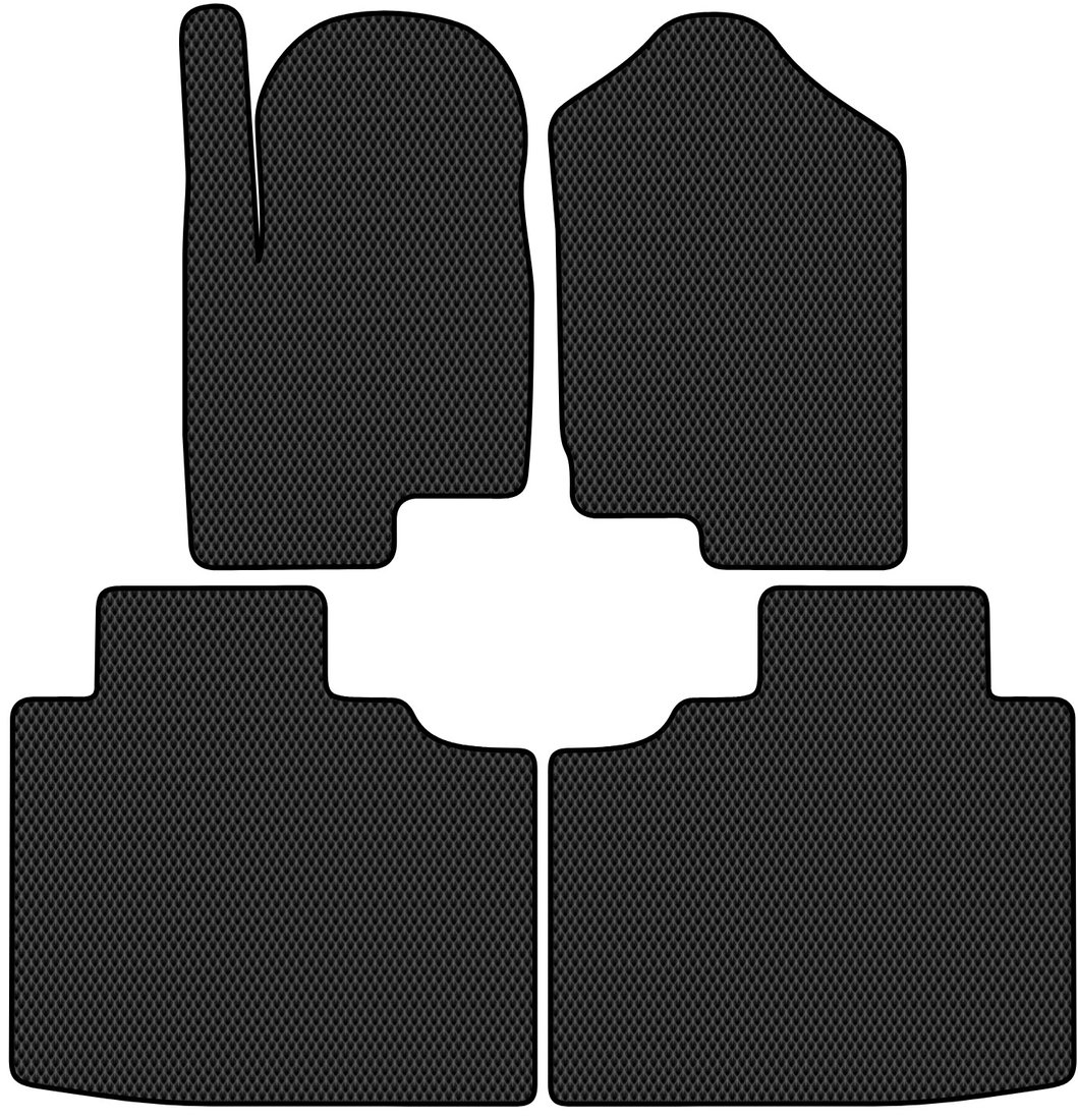 

Комплект ковриков для авто Alicosta Foton Mars 9 I (пикап) 2023 - Н.В. (черный, ромб)