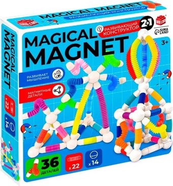 Магнитный конструктор Unicon Развивающие трубы 10894494
