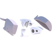 Магнитный конструктор Halftoys Ocean Кашалот с диорамой HO005