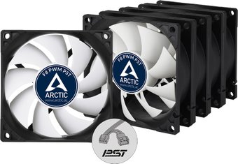 Комплект вентиляторов для корпуса Arctic F8 PWM PST Value Pack (5 шт) ACFAN00064A