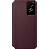 Чехол для телефона Samsung Smart Clear View Cover для S22+ (бургунди)