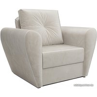 Кресло-кровать Мебель-АРС Квартет (бархат, бежевый Star Velvet 6 Light Beige)