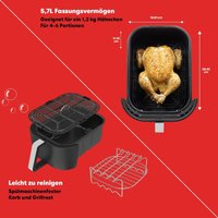 Аэрогриль (аэрофритюрница) Instant Vortex Slim (серебристый)