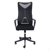 Офисное кресло AksHome Abraham (ткань/сетка, черный)